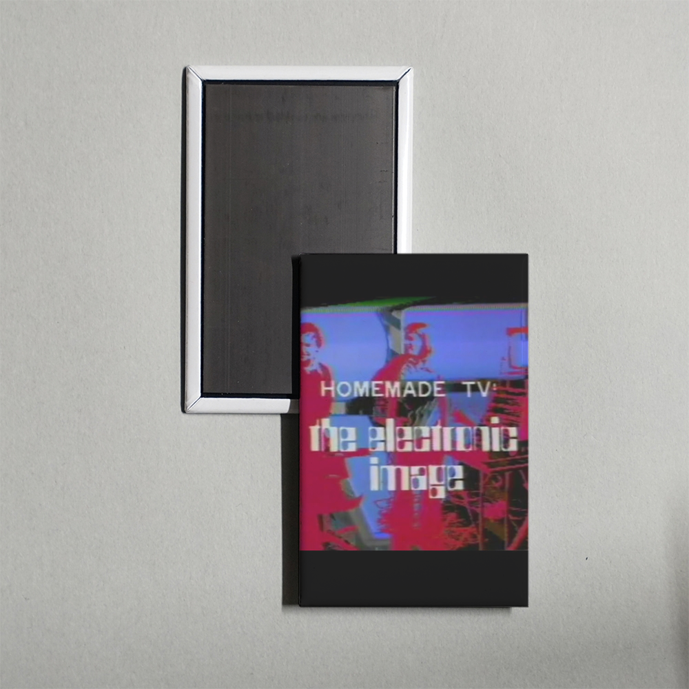 Homemade TV The Electronic Image Mini Movie Fridge Magnet