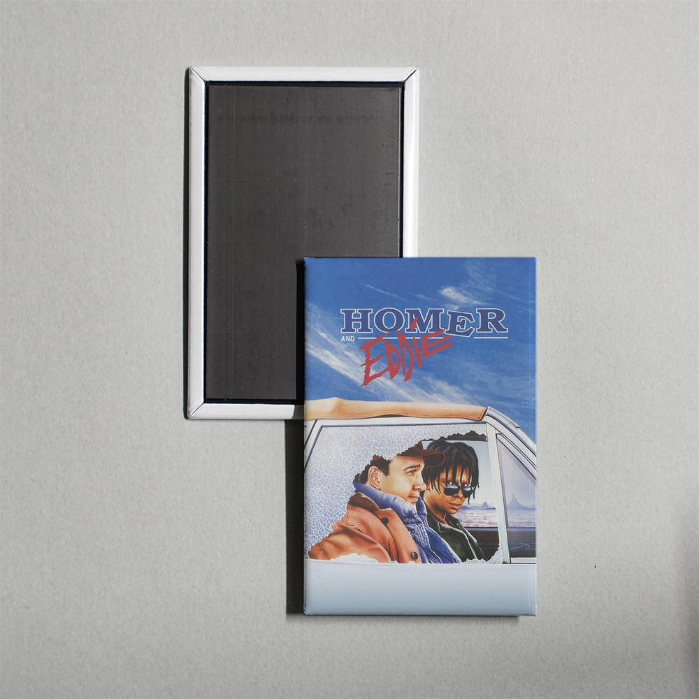 Homer and Eddie Mini Movie Fridge Magnet