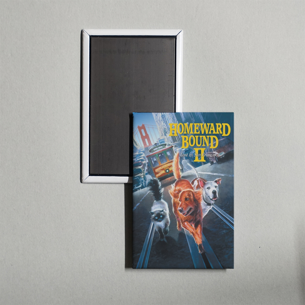 Homeward Bound II Lost in San Francisco Mini Movie Fridge Magnet