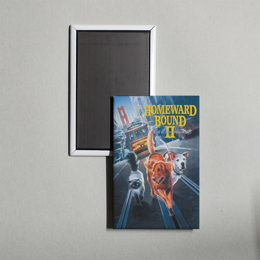 Homeward Bound II Lost in San Francisco Mini Movie Fridge Magnet