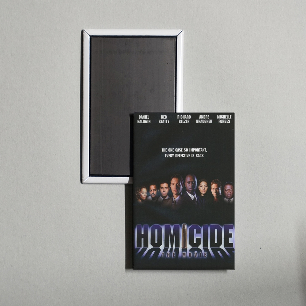 Homicide The Movie Mini Movie Fridge Magnet