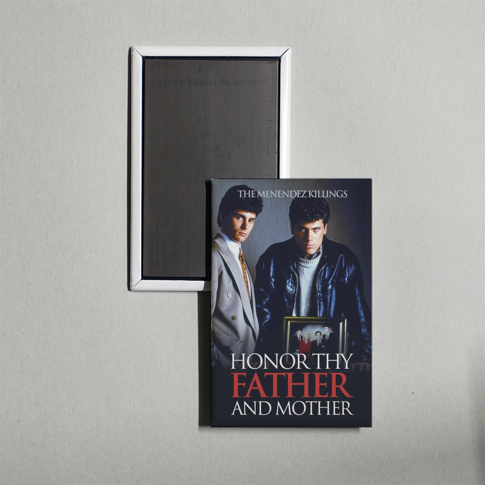 Honor Thy Father and Mother The True Story of the Menendez Murders Mini Movie Fridge Magnet