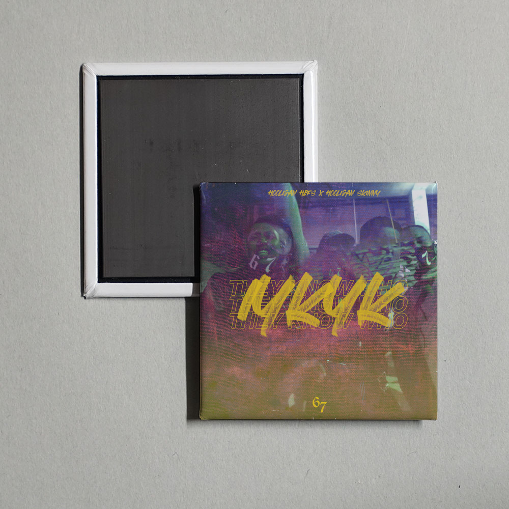 Hooligan Hefs - IYKYK (They Know Who) Album Cover Fridge Magnet