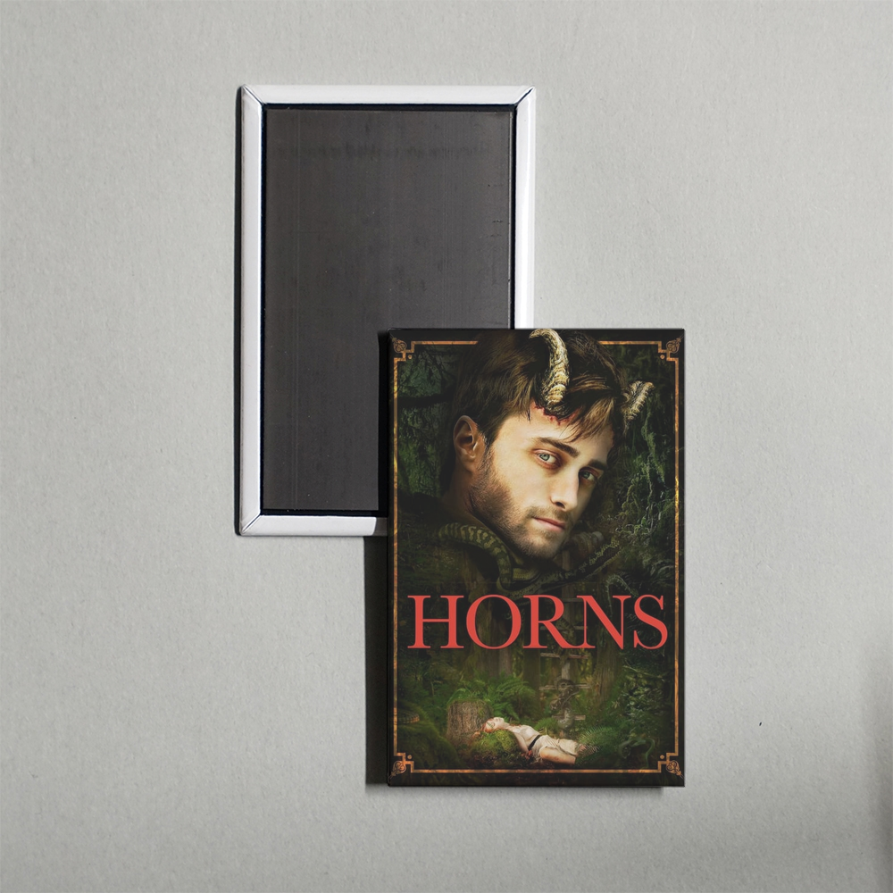 Horns Mini Movie Fridge Magnet