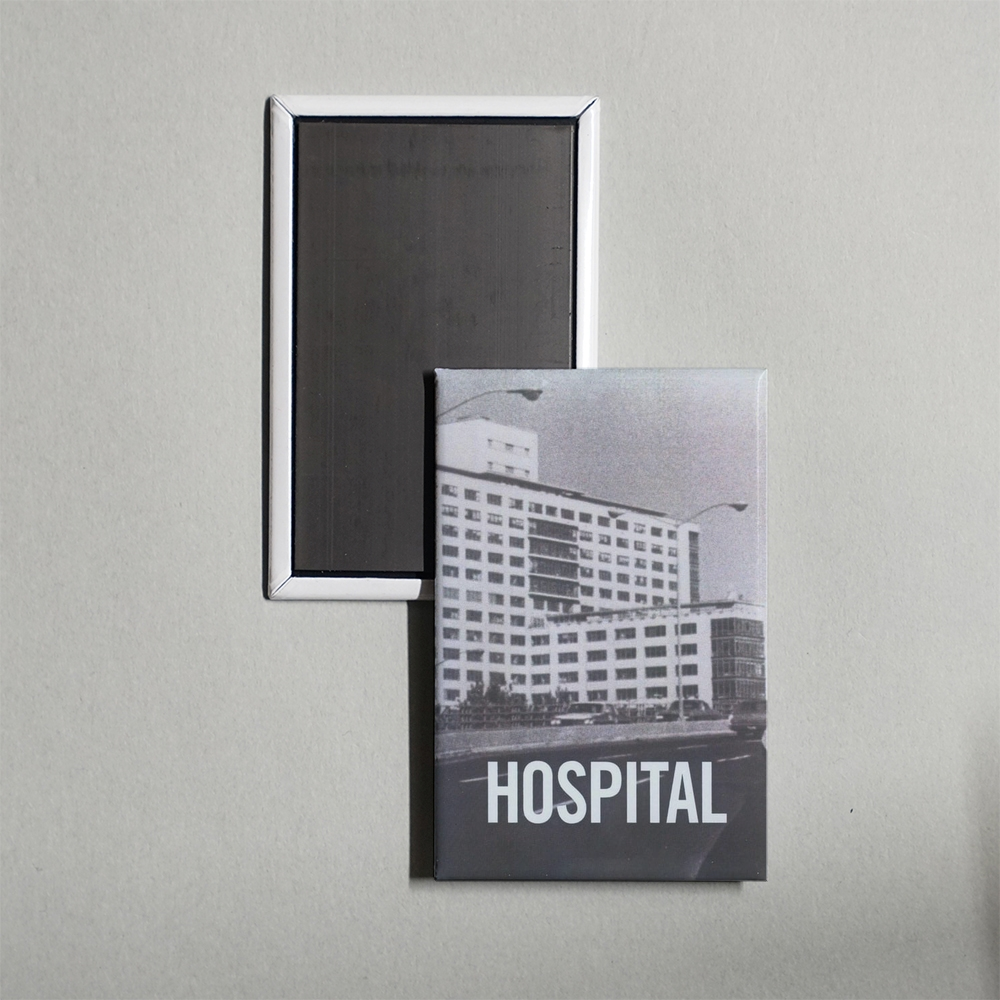 Hospital Mini Movie Fridge Magnet