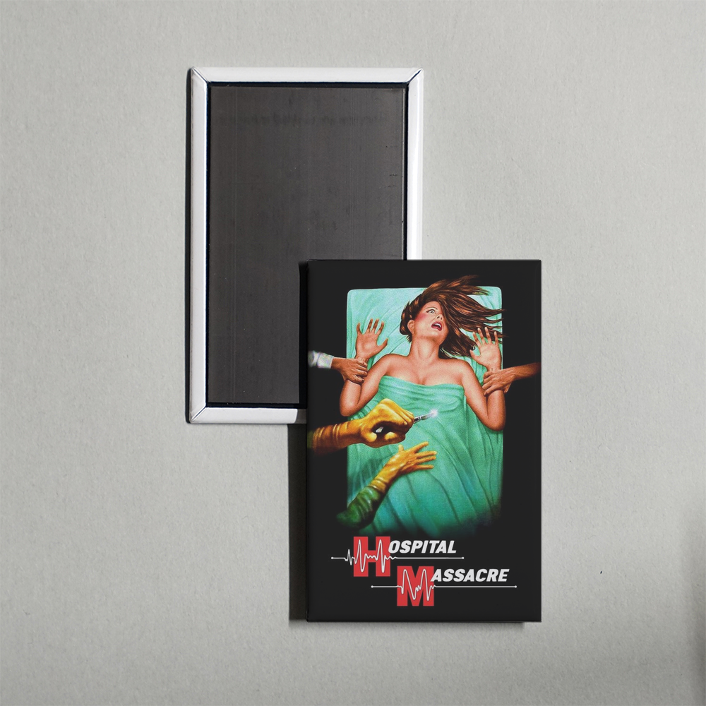 Hospital Massacre Mini Movie Fridge Magnet