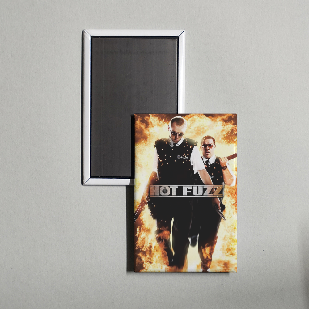 Hot Fuzz Mini Movie Fridge Magnet