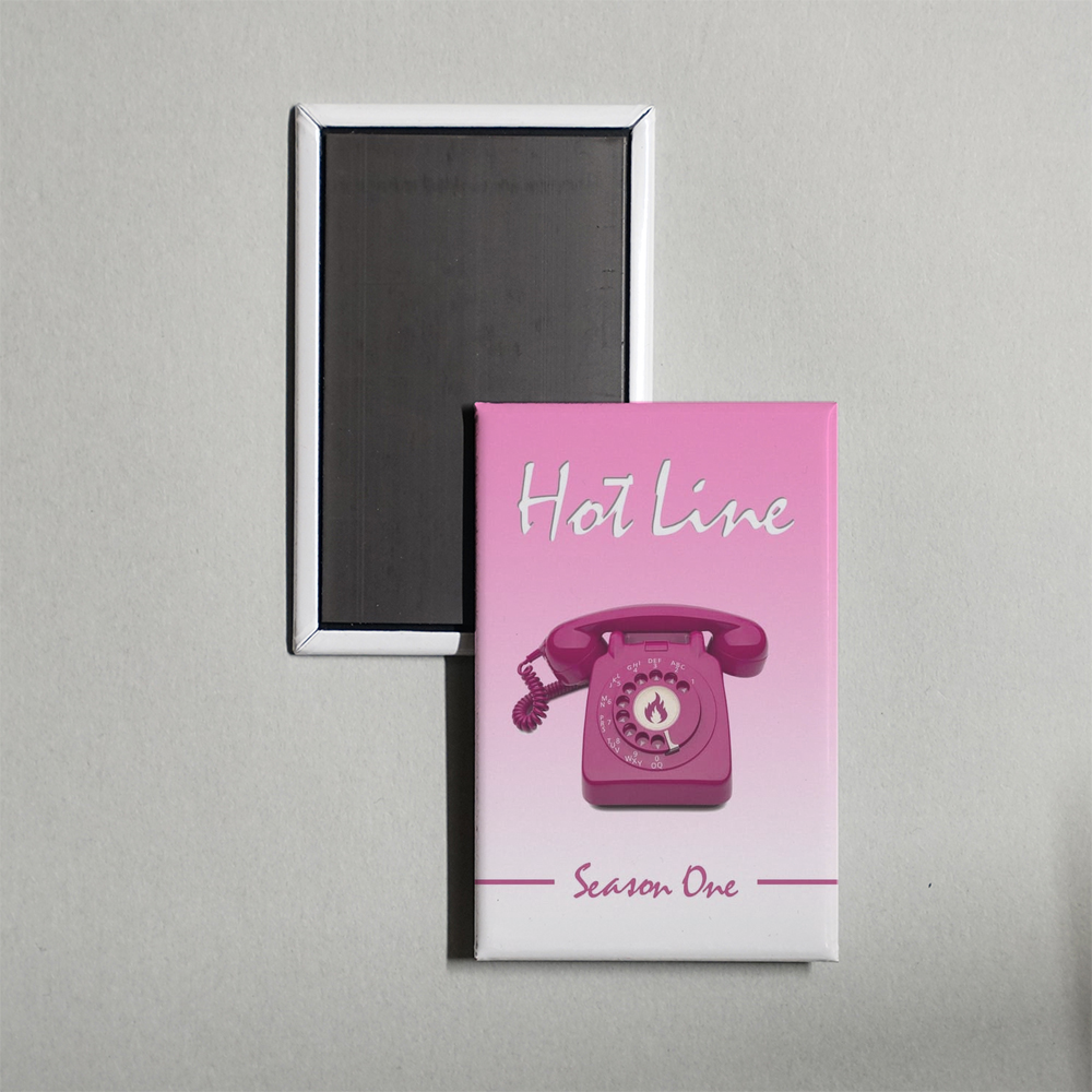 Hot Line TV Show Fridge Magnet