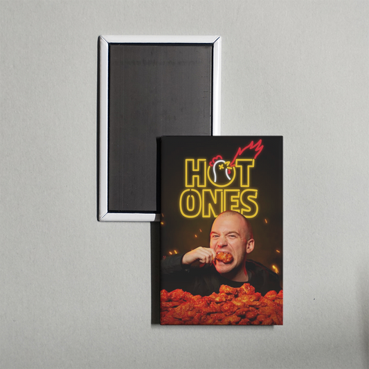 Hot Ones TV Show Fridge Magnet