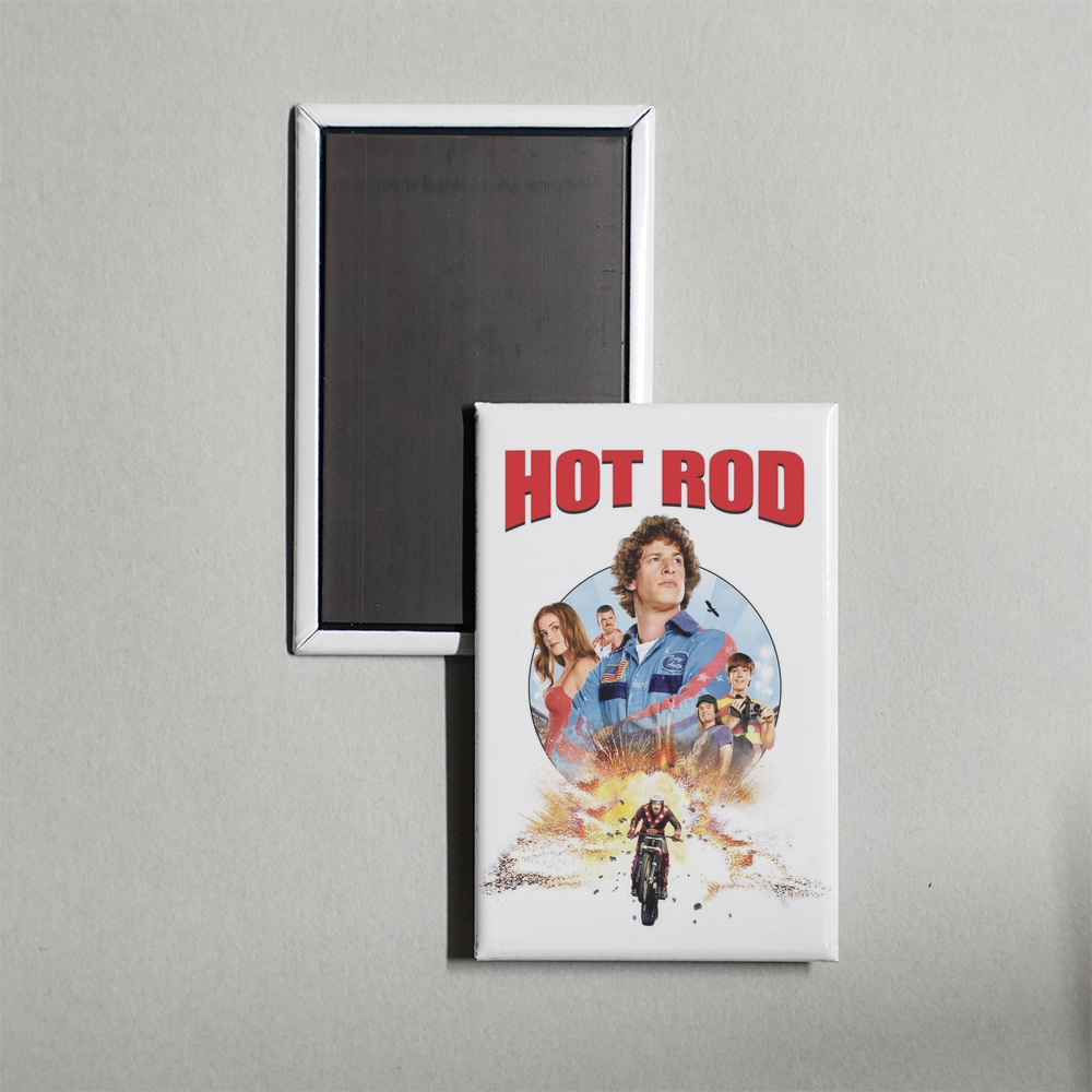 Hot Rod Mini Movie Fridge Magnet