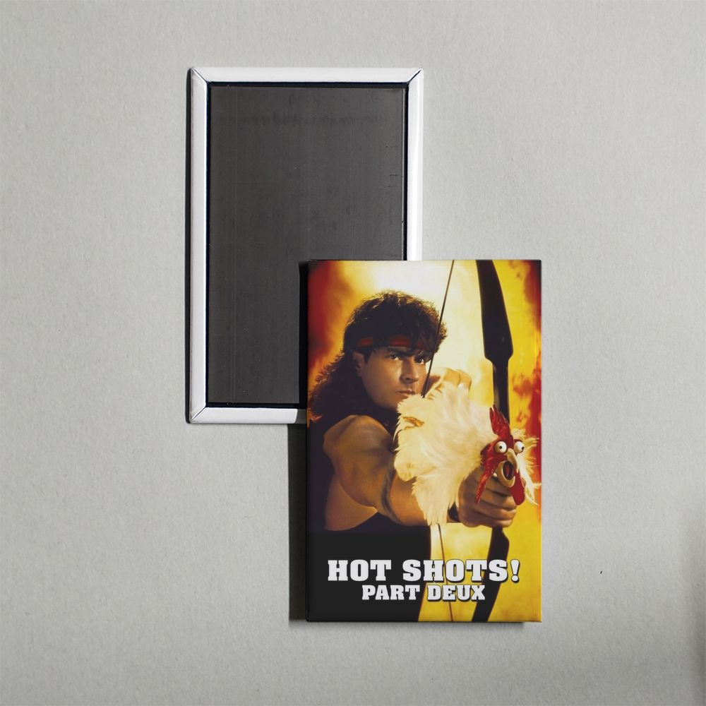 Hot Shots! Part Deux Mini Movie Fridge Magnet