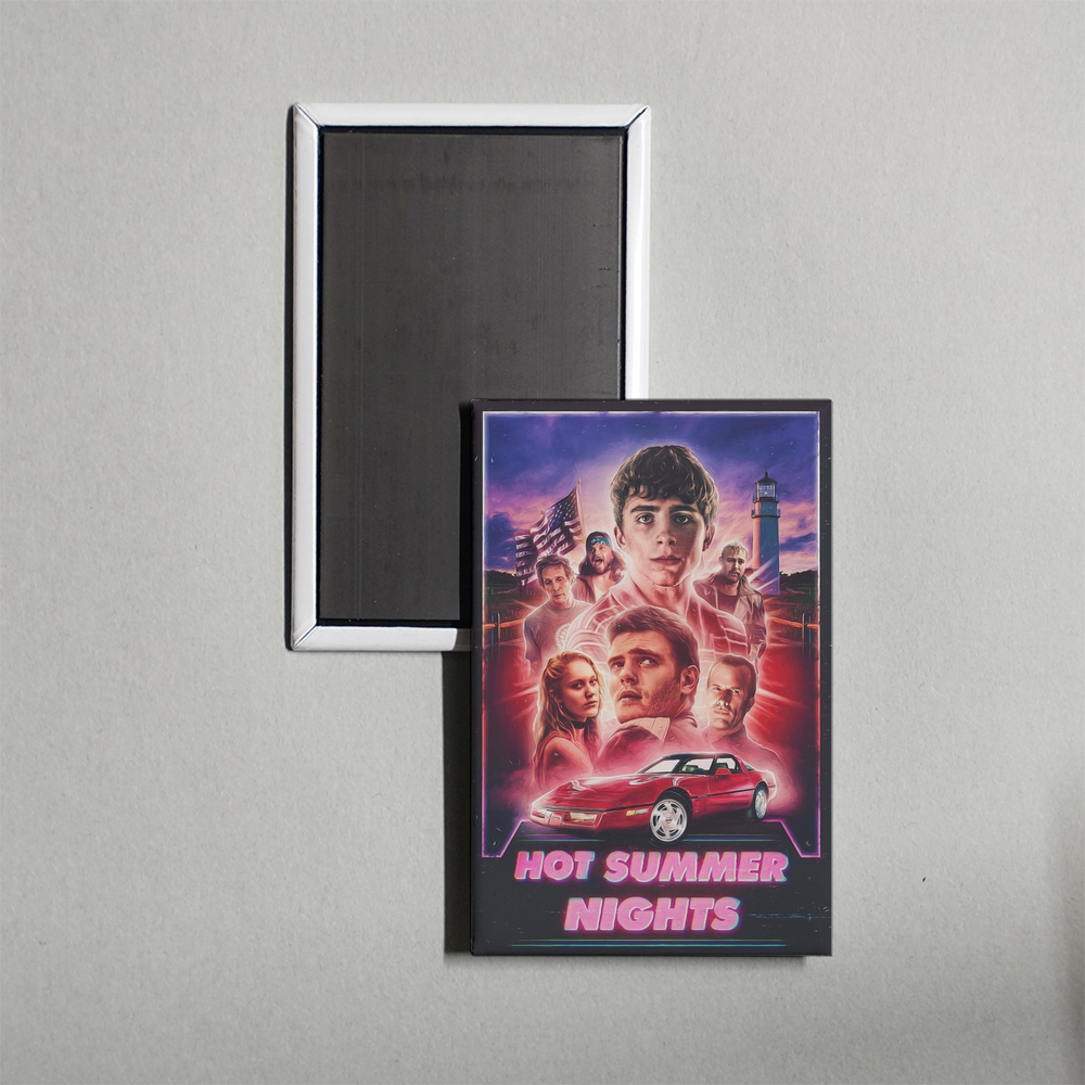 Hot Summer Nights Mini Movie Fridge Magnet