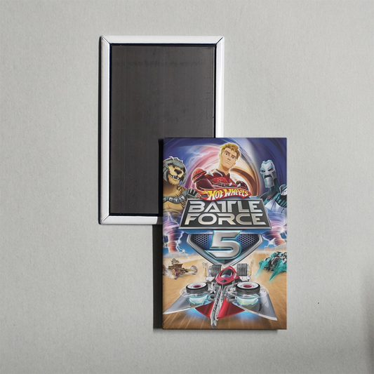 Hot Wheels Battle Force 5 TV Show Fridge Magnet