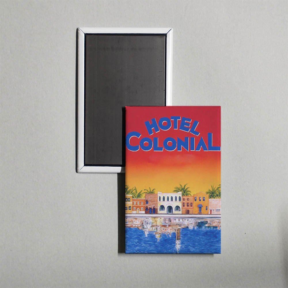 Hotel Colonial Mini Movie Fridge Magnet