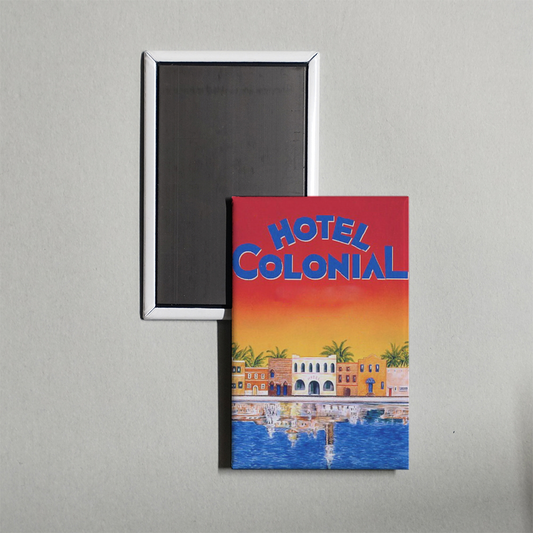 Hotel Colonial Mini Movie Fridge Magnet