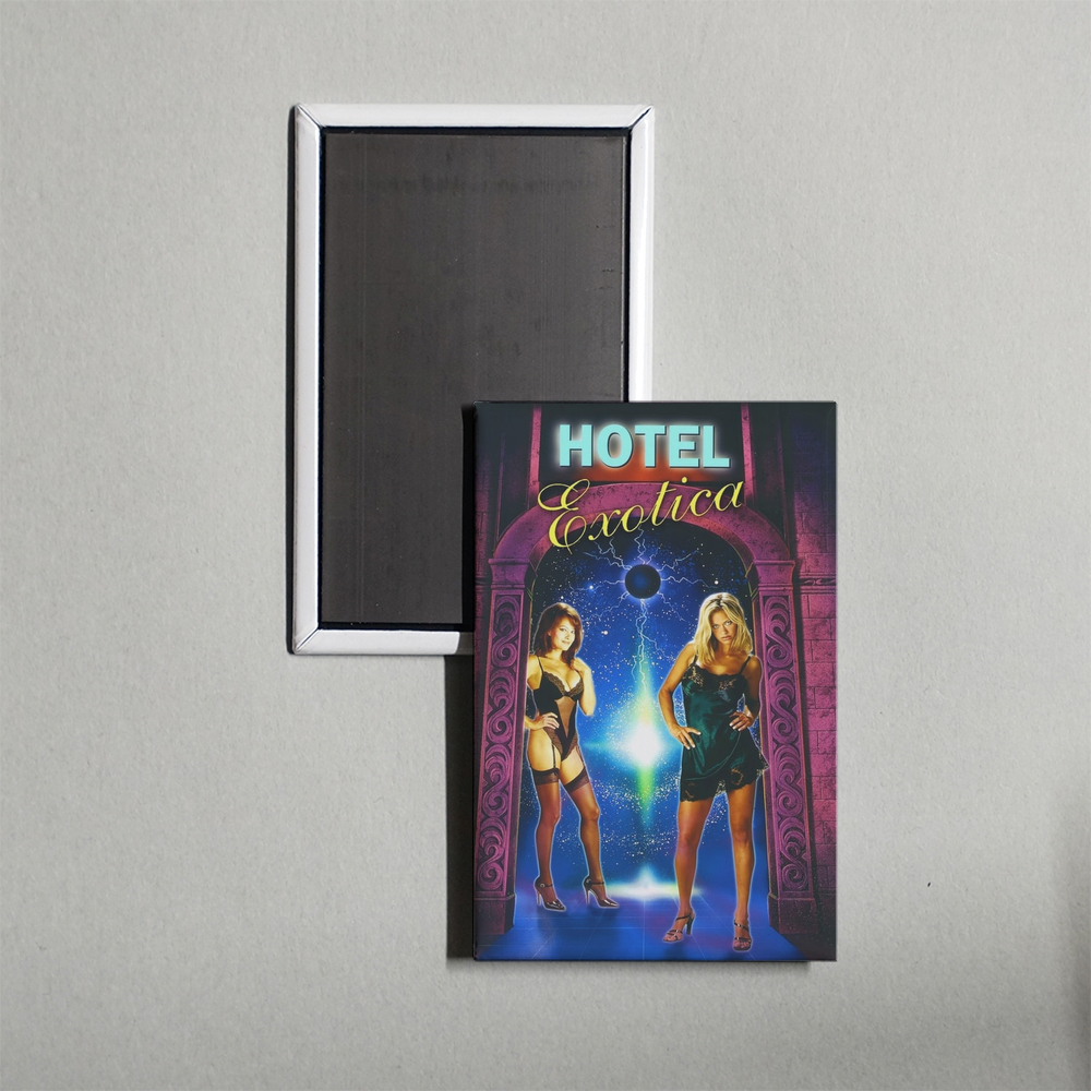 Hotel Exotica Mini Movie Fridge Magnet