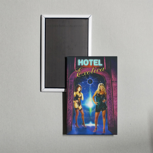 Hotel Exotica Mini Movie Fridge Magnet