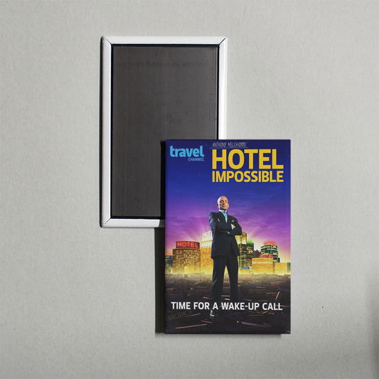 Hotel Impossible TV Show Fridge Magnet