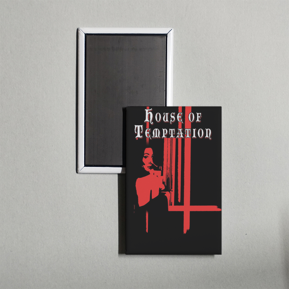 House of Temptation Mini Movie Fridge Magnet