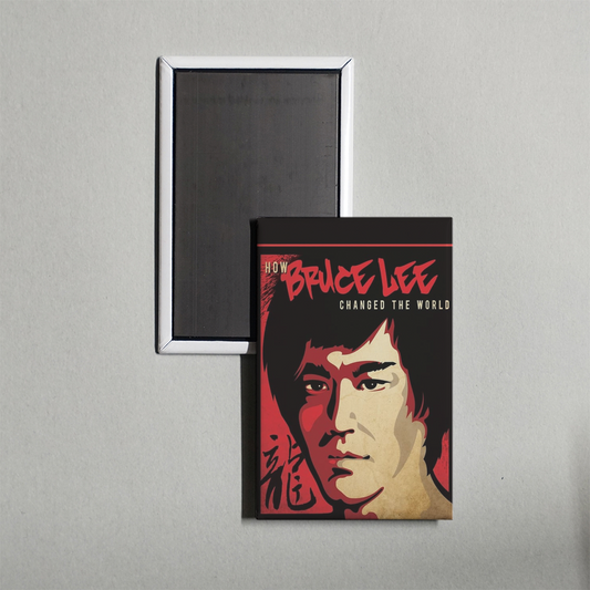 How Bruce Lee Changed the World Mini Movie Fridge Magnet
