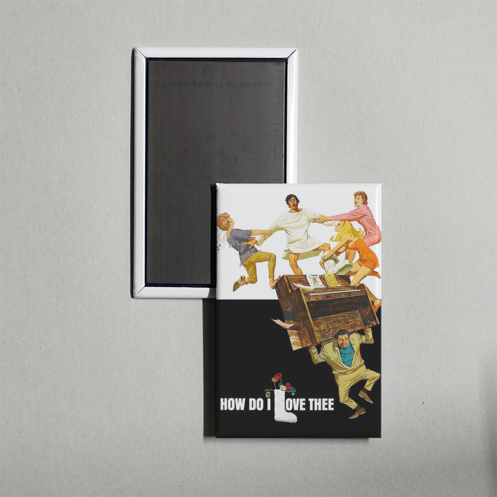 How Do I Love Thee Mini Movie Fridge Magnet