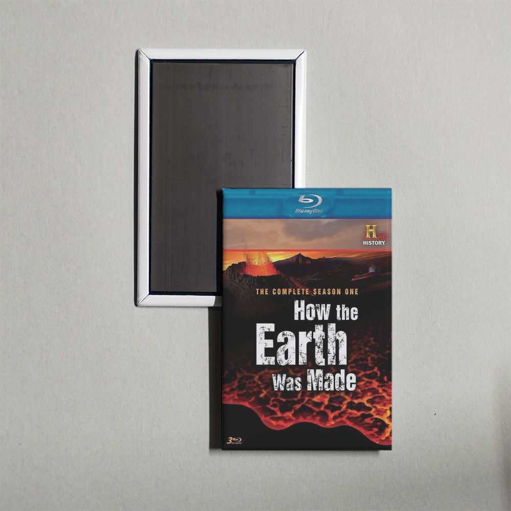 How the Earth Was Made TV Show Fridge Magnet