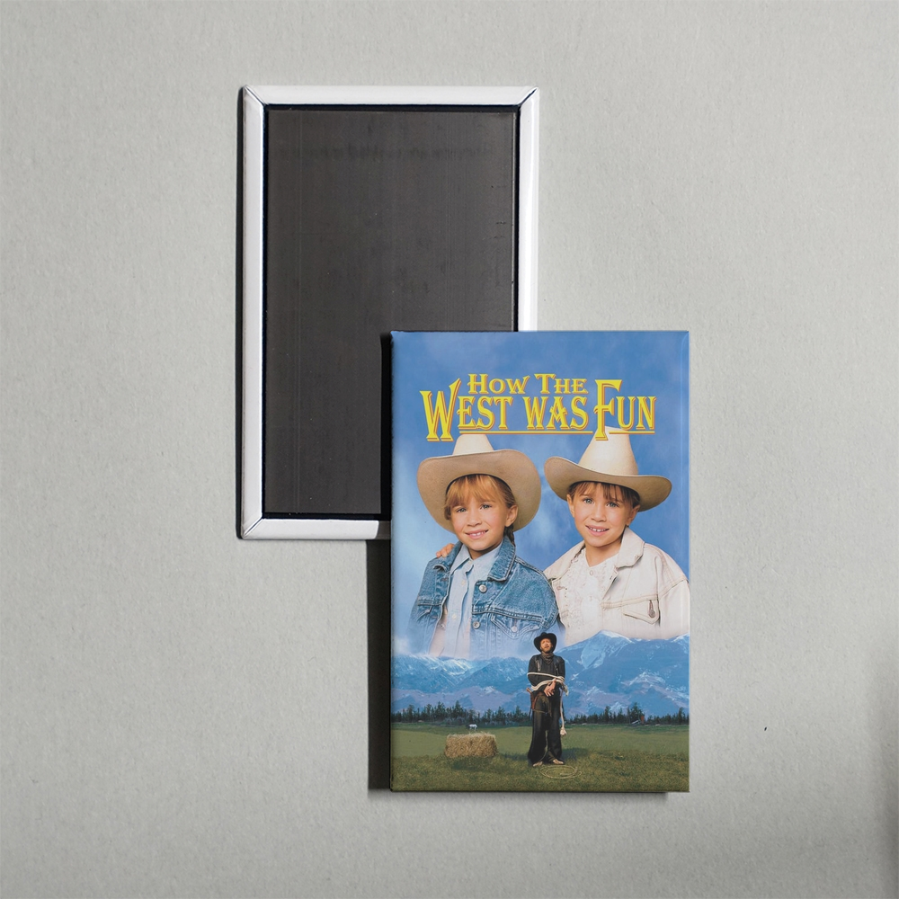 How the West Was Fun Mini Movie Fridge Magnet