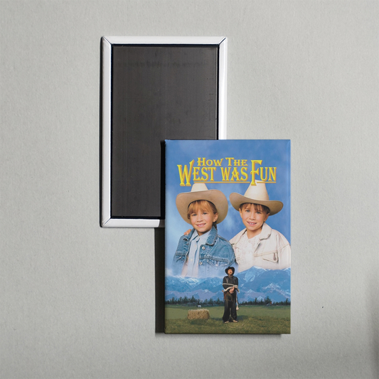 How the West Was Fun Mini Movie Fridge Magnet