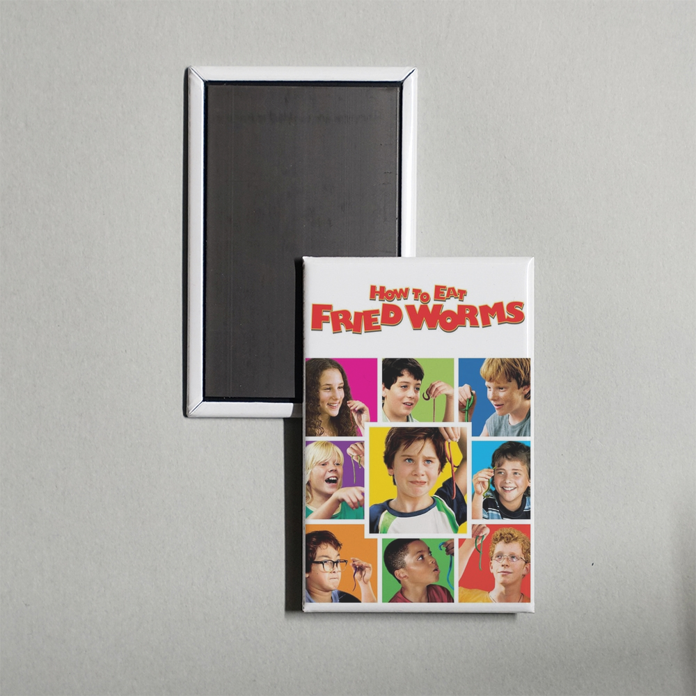 How to Eat Fried Worms Mini Movie Fridge Magnet