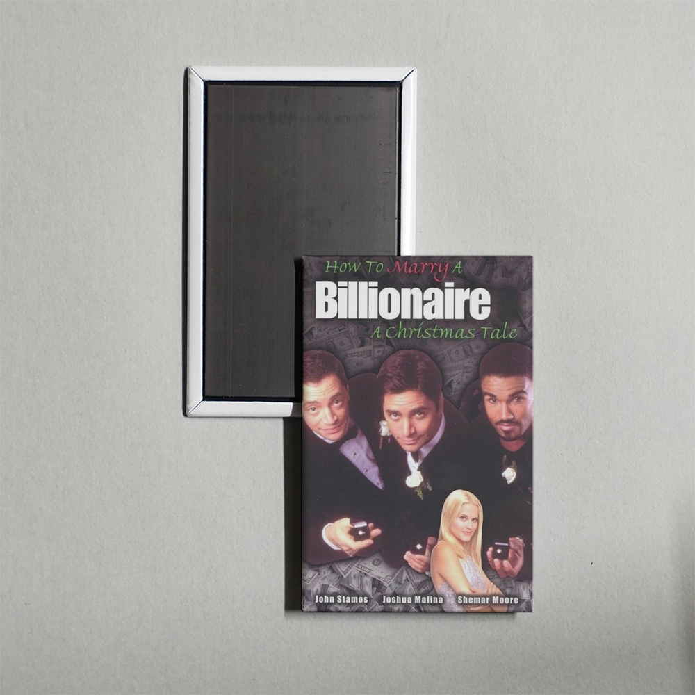 How to Marry a Billionaire A Christmas Tale Mini Movie Fridge Magnet