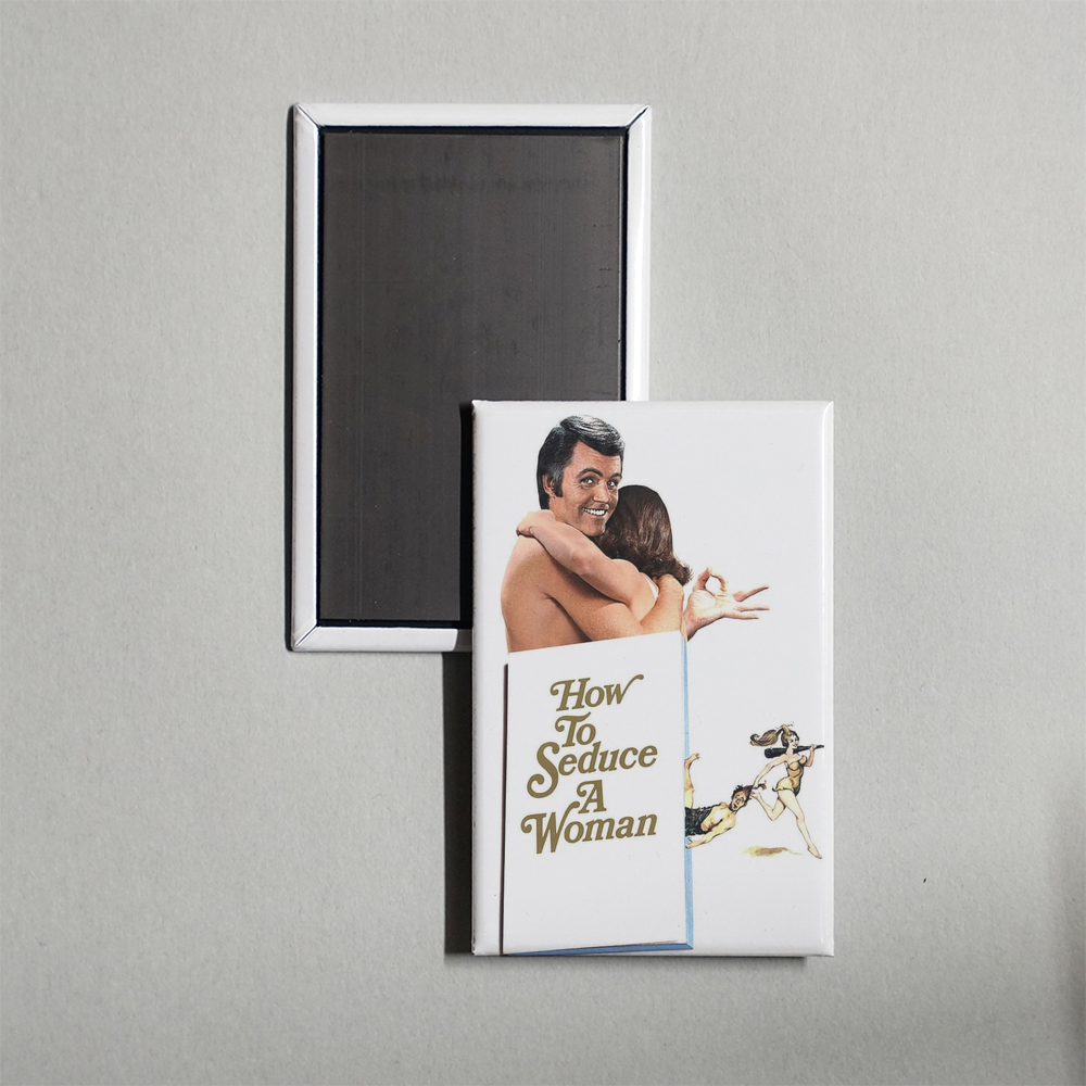 How to Seduce a Woman Mini Movie Fridge Magnet