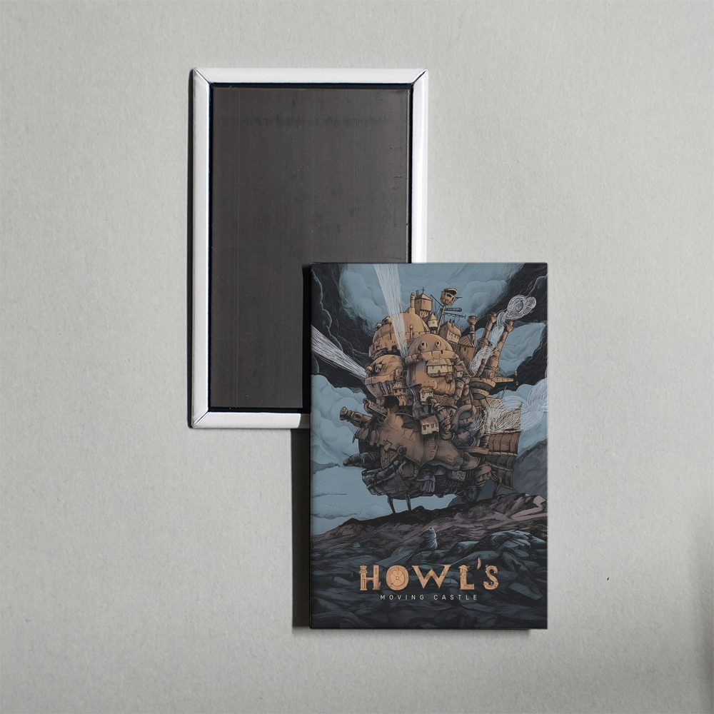 Howl's Moving Castle Mini Movie Fridge Magnet