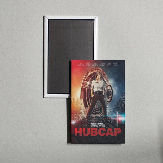 Hubcap Mini Movie Fridge Magnet