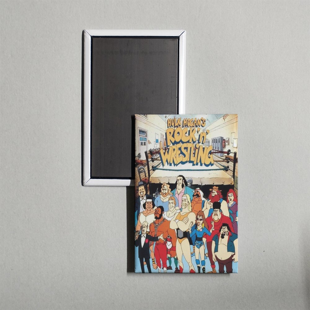 Hulk Hogan's Rock 'n' Wrestling TV Show Fridge Magnet