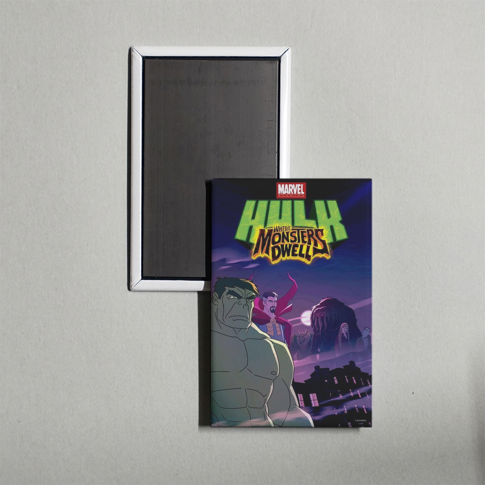 Hulk Where Monsters Dwell Mini Movie Fridge Magnet