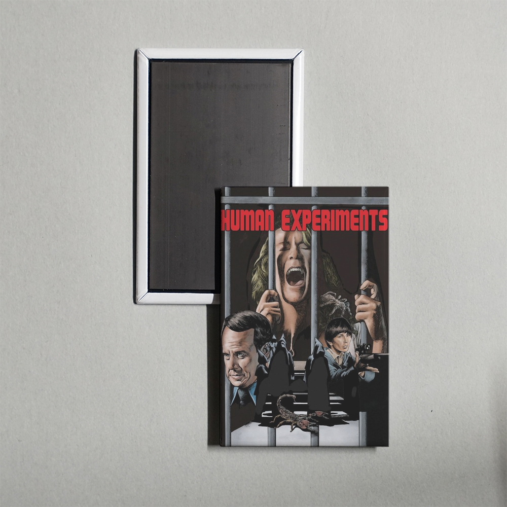 Human Experiments Mini Movie Fridge Magnet