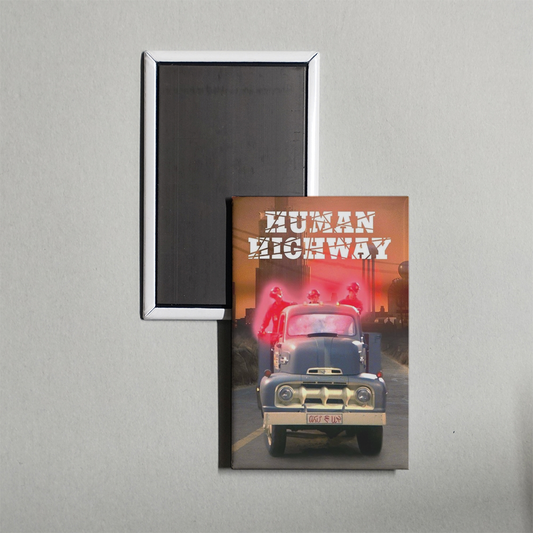 Human Highway Mini Movie Fridge Magnet