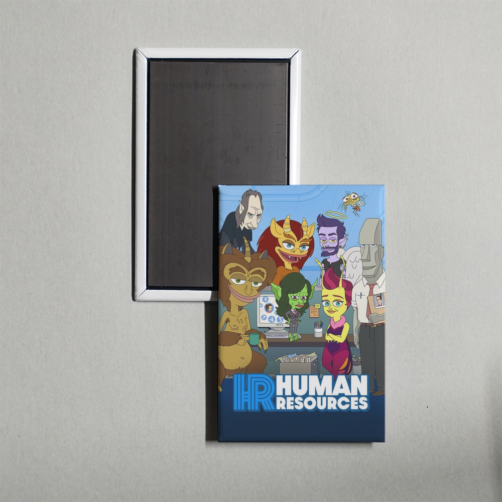 Human Resources TV Show Fridge Magnet