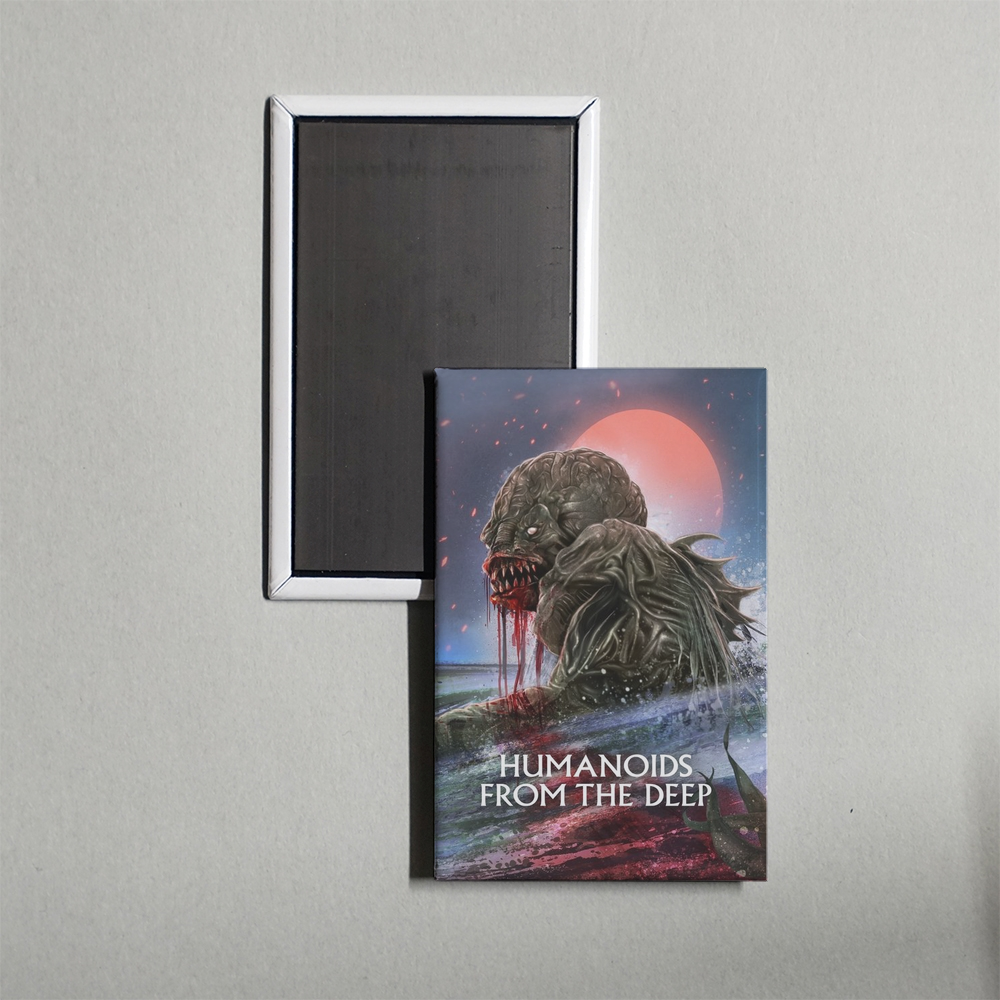Humanoids from the Deep Mini Movie Fridge Magnet