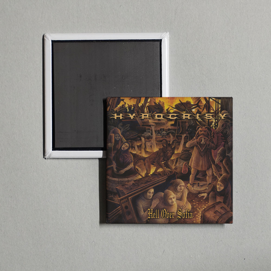 Hypocrisy - Hell over Sofia - 20 Years of Chaos and Confusion Album Cover Fridge Magnet