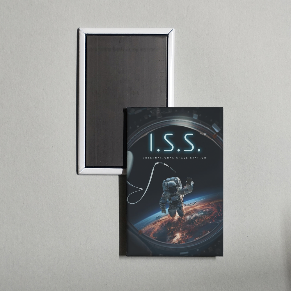 I.S.S. Mini Movie Fridge Magnet
