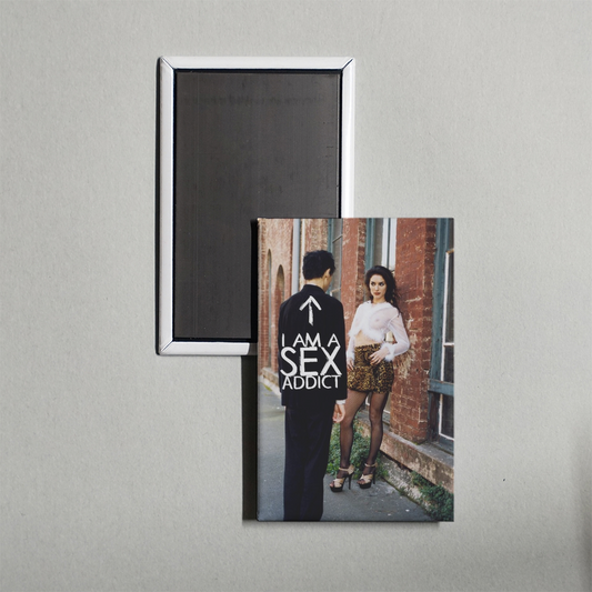 I Am a Sex Addict Mini Movie Fridge Magnet