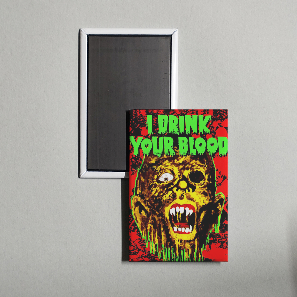 I Drink Your Blood Mini Movie Fridge Magnet