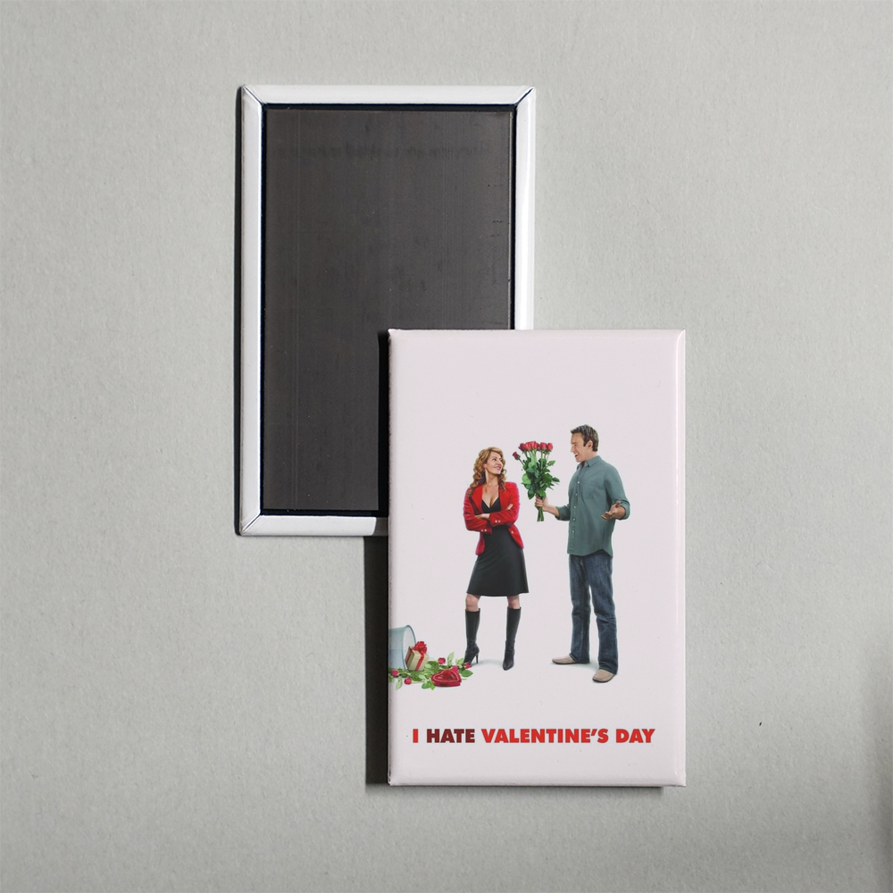 I Hate Valentine's Day Mini Movie Fridge Magnet