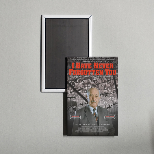 I Have Never Forgotten You The Life & Legacy of Simon Wiesenthal Mini Movie Fridge Magnet