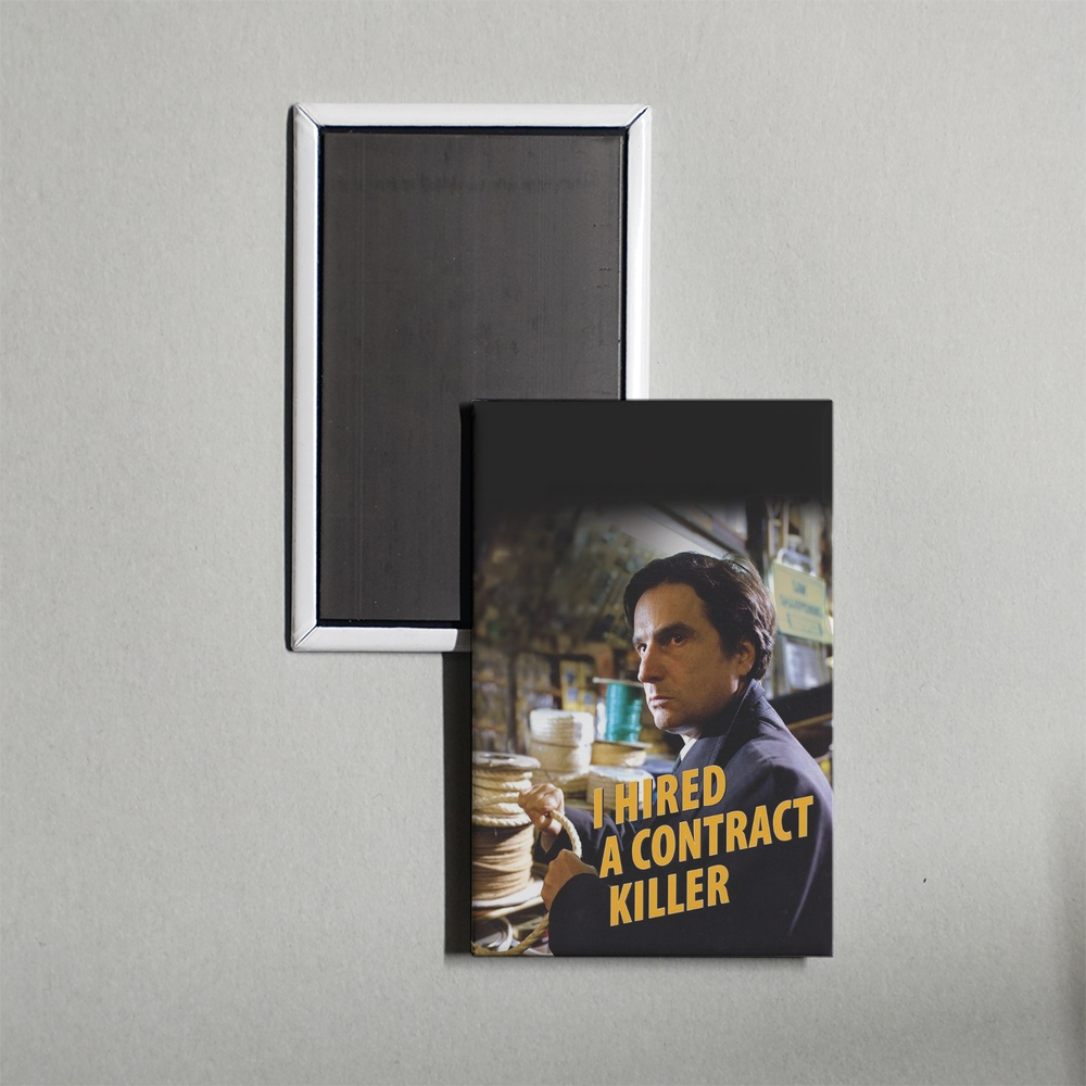 I Hired a Contract Killer Mini Movie Fridge Magnet