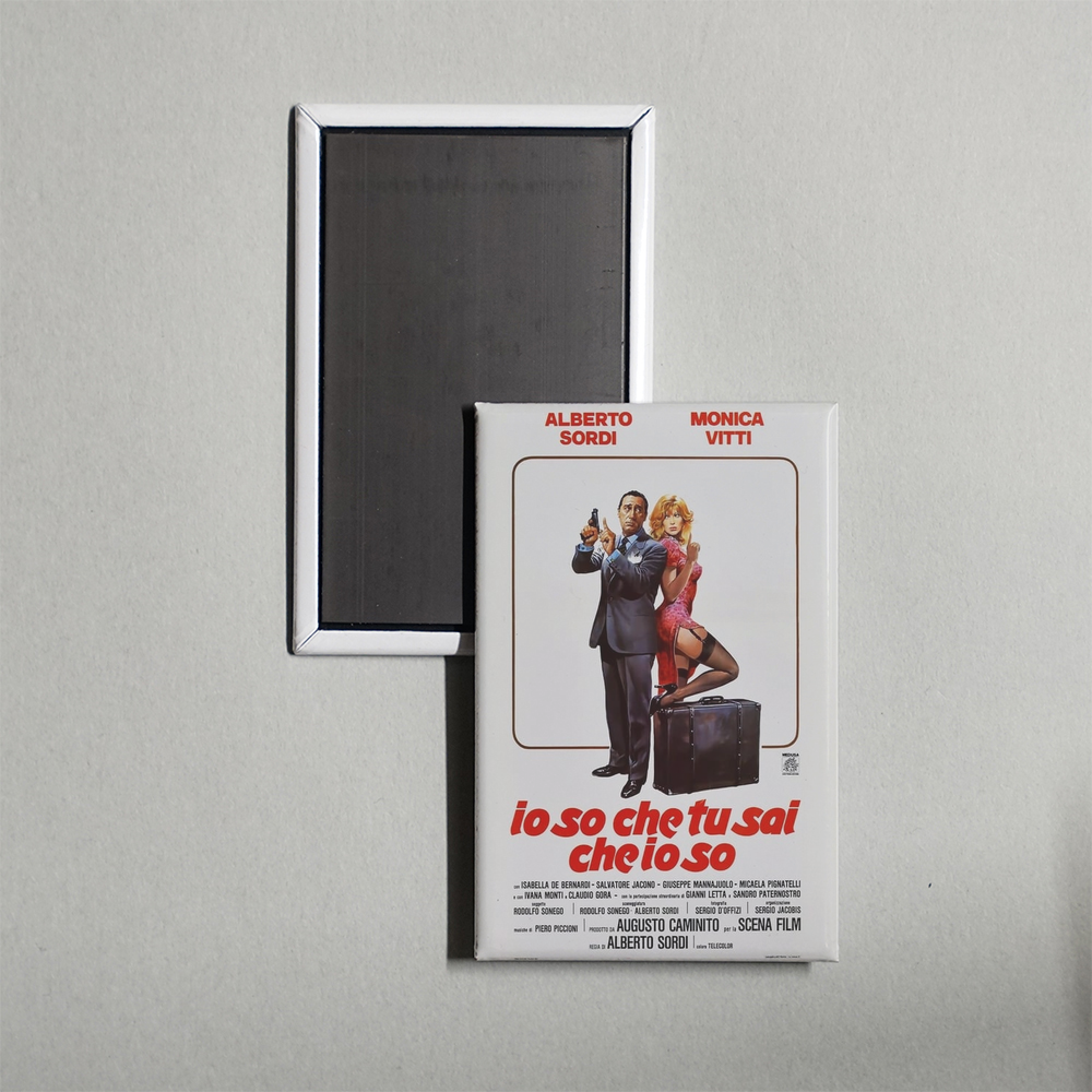 I Know That You Know That I Know Mini Movie Fridge Magnet