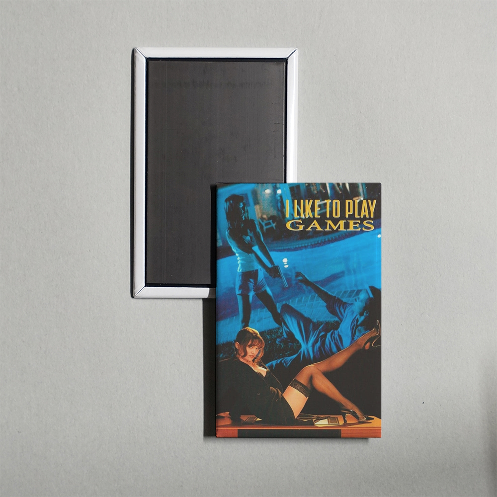I Like to Play Games Mini Movie Fridge Magnet