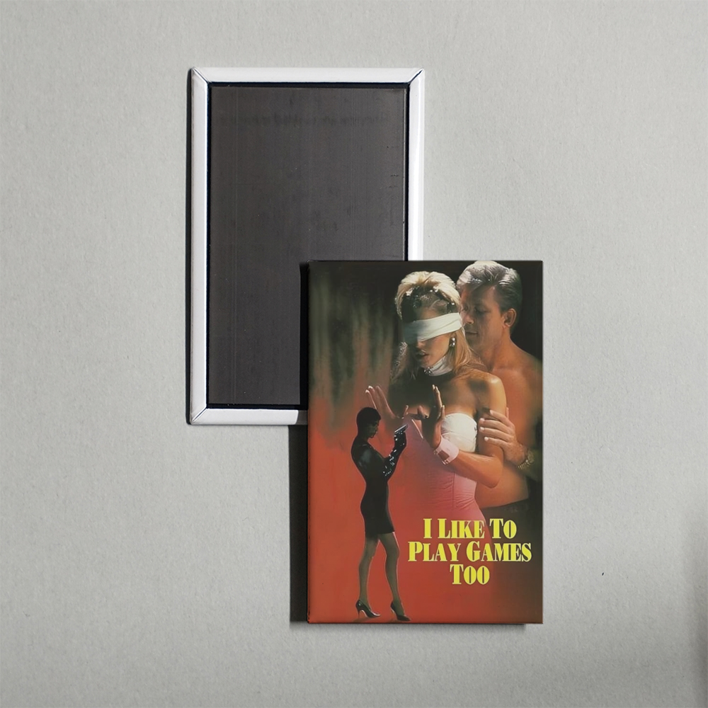 I Like to Play Games Too Mini Movie Fridge Magnet
