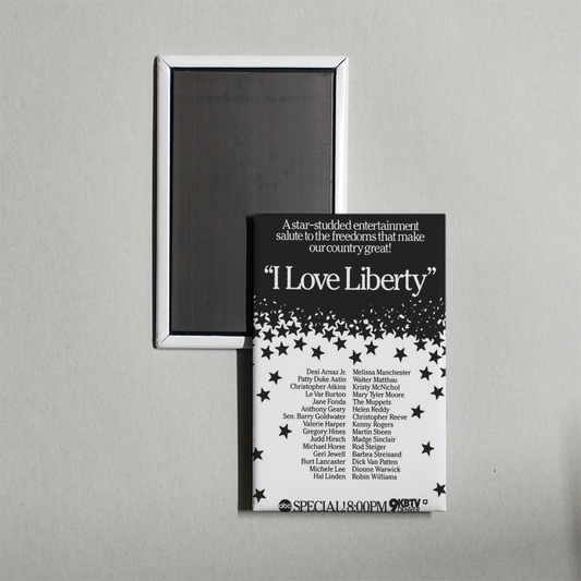 I Love Liberty Mini Movie Fridge Magnet